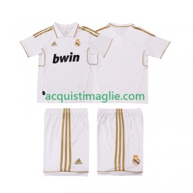 Divisa di Calcio Real Madrid 2011 2012 Retro Bambino Prima
